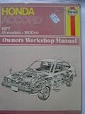 Honda Accord owners workshop manual