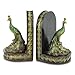 Gifts & Decor Peacock Bookends Office Library Decor Polyresin