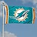Miami Dolphins Large 3x5 Flag