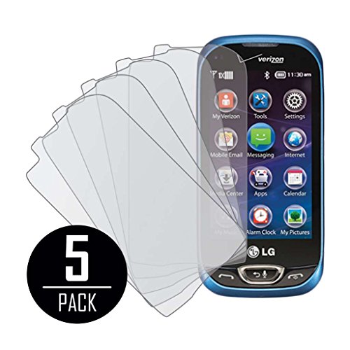 LG Extravert 2 Screen Protector Cover, MPERO Collection 5 Pack of Matte Anti-Glare Screen Protectors for LG Extravert 2 VN280