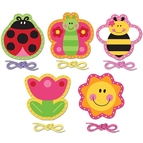 Stephen Joseph Lacing Cards-Garden