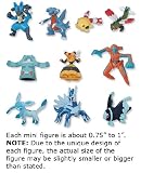 Pokemon Super Encyclopedia Mini Figure Series 12 (1 set of 10 mini ~0.75 to ~1 figures: Dialga, Deoxys, Lucario, Gabite, Chingling, Yanmega, Vespiquen, Bronzong, Lumineon, and Glaceon) (Japanese Imported)