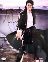 MICHAEL JACKSON SIGNED AUTOGRAPHED 11x14 PHOTO PSA/DNA