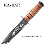 Kabar Bowie Knife 110th Anniversary Navy with Leather Sheath