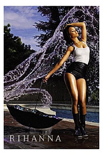 RIHANNA POSTER - SEXY HOT WATER SHOT - RARE NEW 24X36 RIHANNA POSTER - SEXY HOT WATER SHOT - RARE NEW 24X36