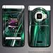 Nokia N75 green abstract Gel skin n75-g43