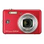 GE 1255W-RD 12MP Digital Camera with 5X Optical Zoom and 3.0-Inch LCD Screen with Auto Brightness (Red)
