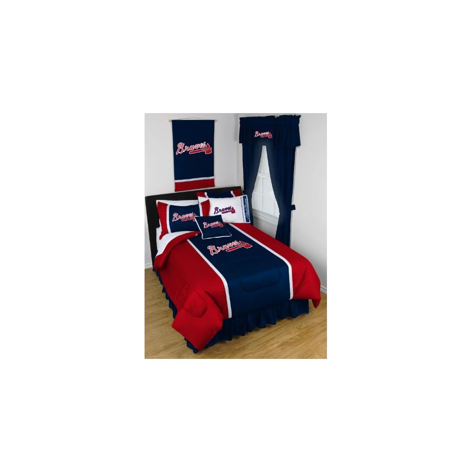 Atlanta Braves Bedding Set 6 Pc Twin Comforter Bed Set On Popscreen