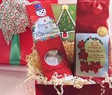 Christmas Coffee (8oz. Whole Bean) & Cookies Gourmet Gift Box