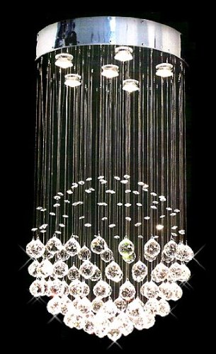 Modern Chandelier Rain Drop Chandeliers Brand New H32 X W18