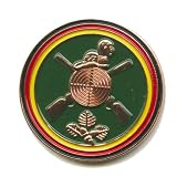 Schützenfest Gewehre mit Zielscheibe und Eichenlaub Pin Pins Anstecker 374