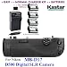 Kastar Pro Multi-Power Vertical Battery Grip (Replacement for MB-D17) + 4 Pack EN-EL15 Replacement Batteries + Charger Kit for Nikon D500 Digital SLR Camera