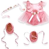 North American Bear Company Rosy Cheeks Big Sister Ballet Outfit