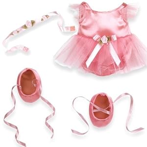 Rosy Cheeks Big Sister Ballet Outfit by North American Bear