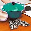 Cast Iron Butterfly Pan Stand