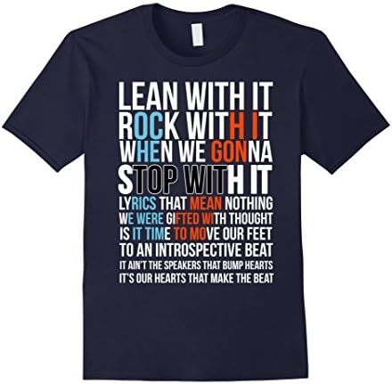 Men's Holding on to lyric you twenty one t-shirt Medium Navy