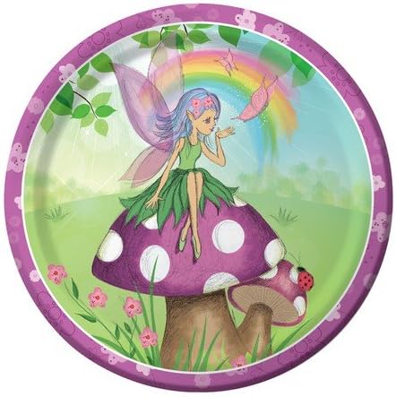 Fancy Fairy 56 Piece Party Kit Includes Dinner/ Dessert Plates, Cups, & Dinner/beverage Napkins
