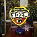 Green Bay Packers NFL Neon Shield Table Lamp
