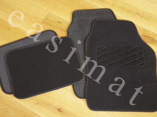 Eco Car Mats Carpet Universal Fit Black- Eco Friendly