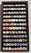 Large 108 Military Challnege Coin/ Antique Coin Display Case Holder Cabinet Rack-OAK