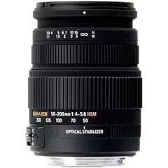 Sigma 50-200 mm F4,0-5,6 DC OS HSM-Objektiv (55 mm Filtergewinde) f�r Sony Objektivbajonett