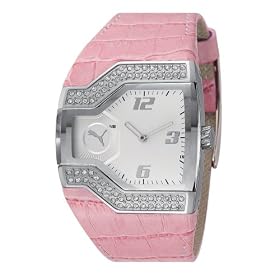 Click here to buy Puma WoMens Motor Sport Collection Star Podium Pink Jeweled Watch #PU101202003 by Puma.