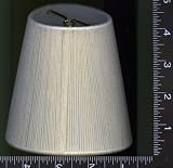 3- NEW, OFF-WHITE, CHANDELIER, CLIP-ON, LAMP SHADES, fits, CANDELABRA BULBS, HEAVY DUTY, LAMP SHADE, has, OFF-WHITE, PLEATED FABRIC, with WHITE LINING, LIGHT, SHADE, is 3 ACROSS TOP X 5 at BOTTOM X 4 TALL, HIGH QUALITY, LIGHT SHADES, at BELOW WHOLESALE PRICES, BUY, at, ASTRODEALSCOM,