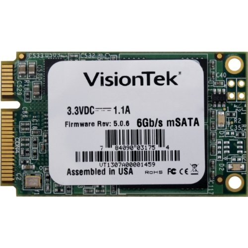 VisionTek mSATA SSD 480GB SATA III 6.0Bb/s Solid State Drive (900613) On Sale
