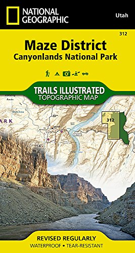 Maze District: Canyonlands National Park (National Geographic Trails Illustrated Map)