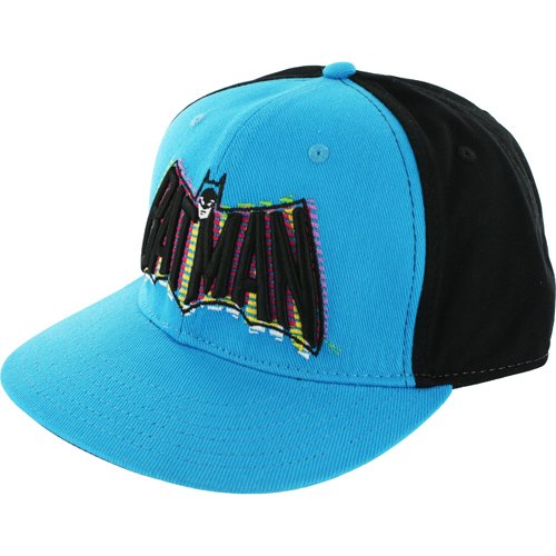  Batman Urban Style Electric Colors Flat-Brim Baseball Cap
