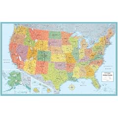M Series USA Map (M Series U.S.A. Wall Maps)
