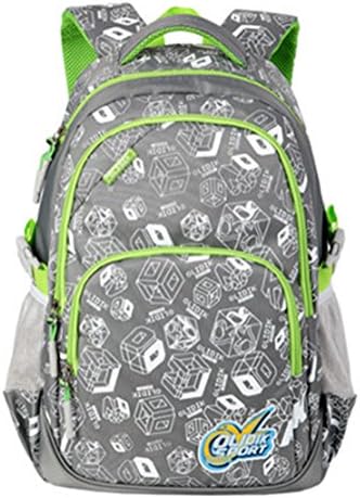 OLIDIK Lace Leisure Polyester Backpack Rucksack With Young Style Light Gray