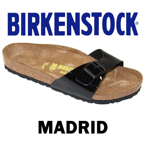 Birkenstock Madrid - Black Patent - FREE UK SHIPPING Birkenstock Madrid - Black Patent - FREE UK SHIPPING
