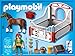 PLAYMOBIL Shire Horse with Groomer and Stable