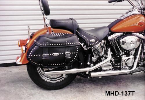 Cycle Shack Slip-On Muffler - Tapered - Chrome , Color: Chrome MHD-137T