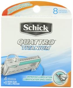 Schick Quattro Titanium Refill, 8 Count