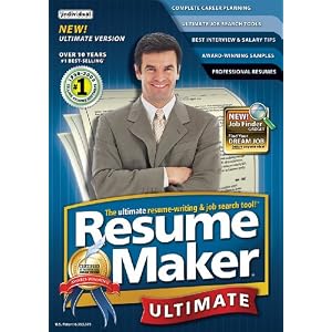 ResumeMaker Professional Ultimate V4 [Download] by Individual Software Digital Software