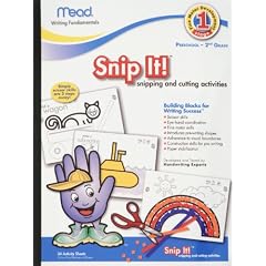Mead Early Learning Snip It, Stage One, 12 x 9 Inches, 34 Count (54040)