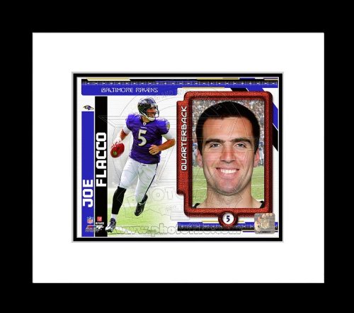 Baltimore Ravens Joe Flacco Framed Picture - Studio Plus 8x10