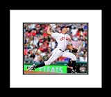 Cleveland Indians Ubaldo Jimenez Pitching Framed Picture 8x10