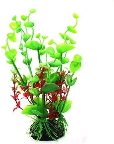Cocoinn Aquarium Plastic Emulational Leaf Plant (Green)