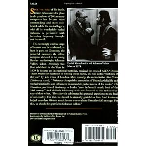 Testimony: The Memoirs of Dmitri Shostakovich