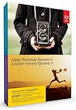 Adobe Photoshop Elements and Premiere Elements 11 Bundle, Student and Teacher Edition (PC/Mac)