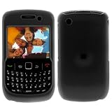 for Blackberry Curve 8530 Hard Case Silicone Skin BLACK