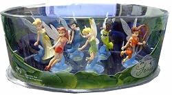 Disney Fairies 6 Figurine Set with Tinkerbell