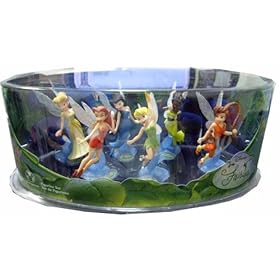  Disney Fairies 6 Figurine Set with Tinkerbell