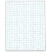 TOPS Quadrille Pad, 8.5 x 11 Inches, 4 Squares per Inch, 20 Pound Stock, 50 Sheets, White (33041)