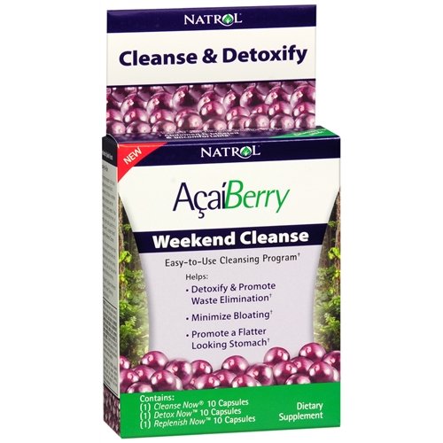 Natrol - Acaiberry Weekend Cleanse, 30 capsules [Health and Beauty]