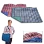 Picnic Time Siesta 57 x 57" Water-resistant Blanket with Fleece Topside - Navy