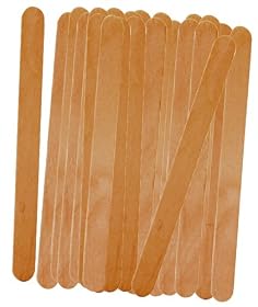 Progressive International 50-Count Wood Freezer Pop Sticks, 1-Pack